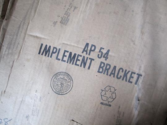 Implement Mounting Bracket (AP54)