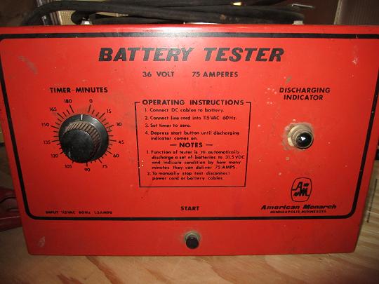 Battery Load Tester Close-up